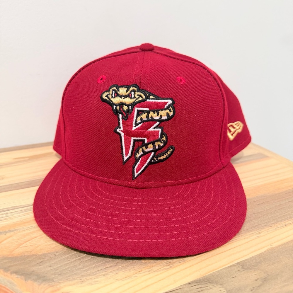 New Era Wisconsin Timber Rattlers Burgundy 59FIFTY Fitted Hat